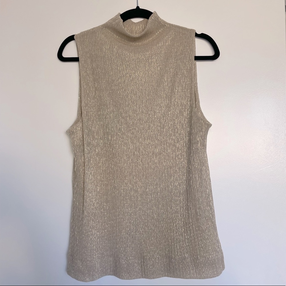 Day Birger Et Mikkelsen Beige and Gold elegant top